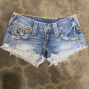 Jean cut off shorts